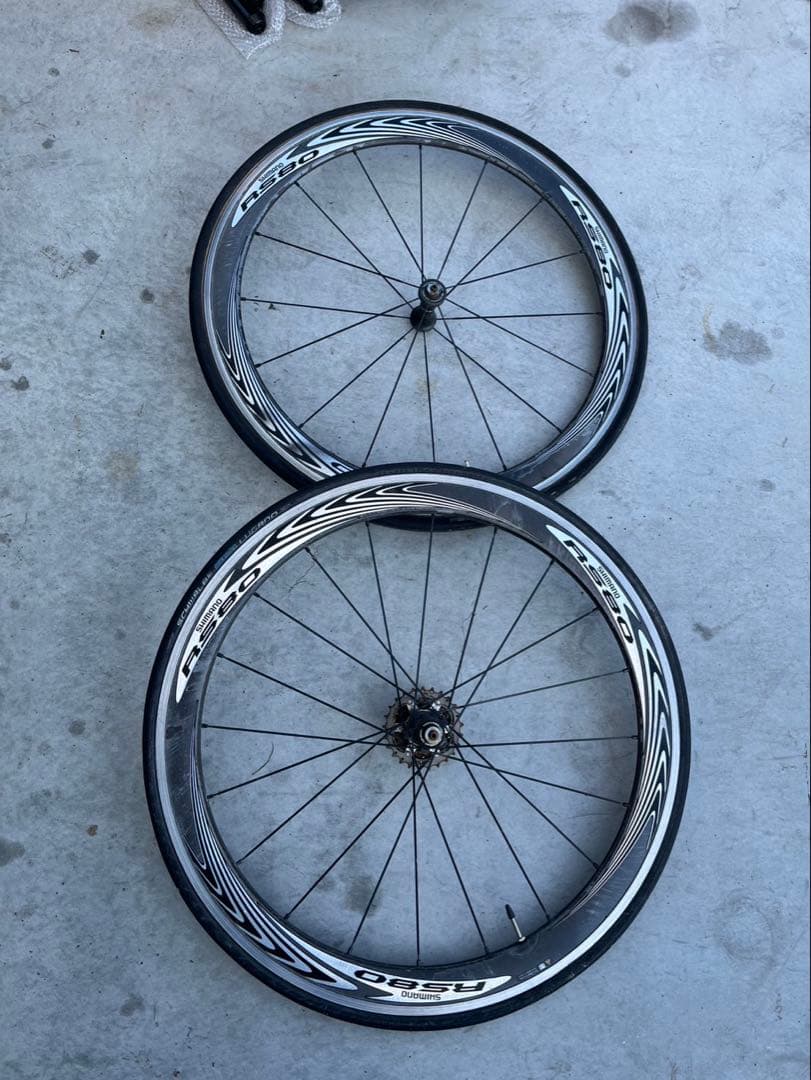 シマノ クリンチャー　WH-RS80 ディープリム　ホイール　50mm