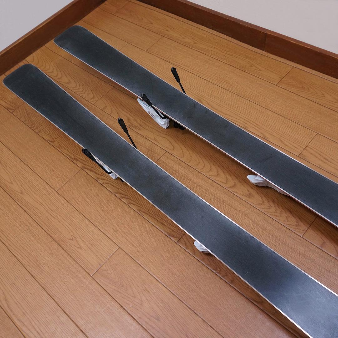 メンテ済 120cm 靴22cm SWALLOW スキーセット