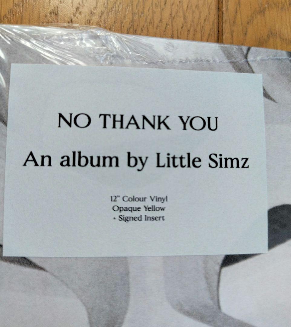 Little Simz NO THANK YOUレコード サイン入り