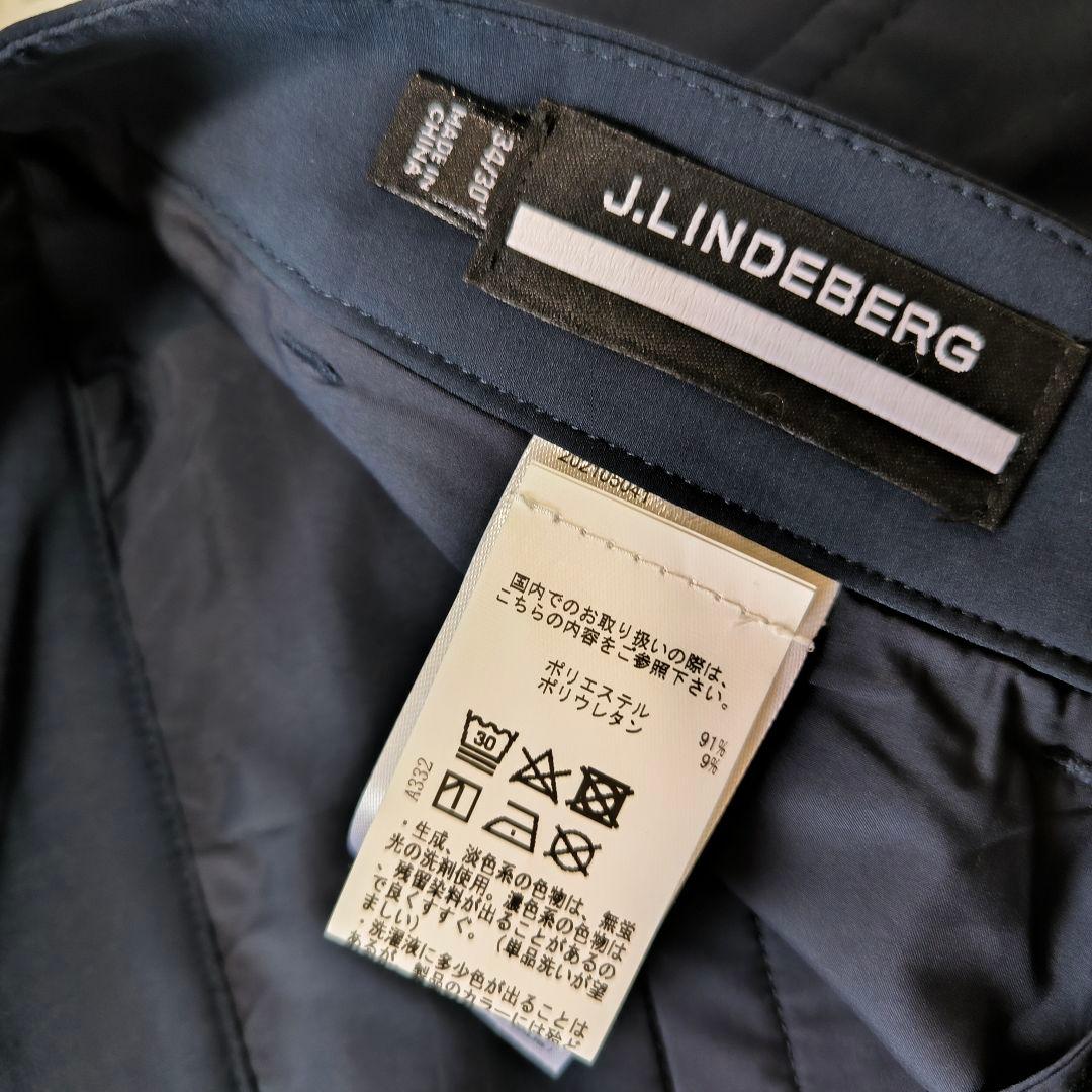 【新品】J.LINDBERG ゴルフパンツ ネイビー サイズ34 50%OFF