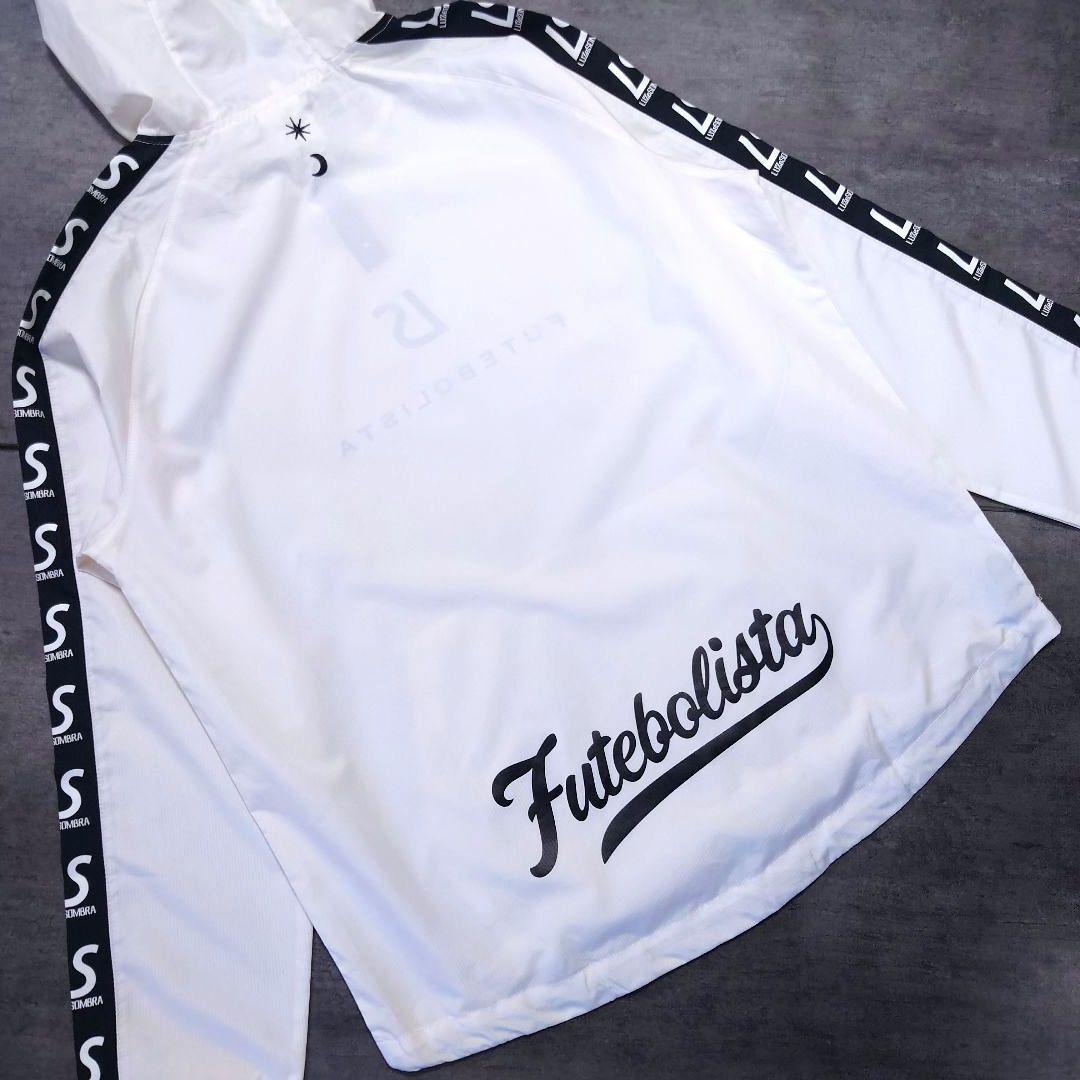 ※極美品 LUZeSOMBRA アノラックパーカー ピステ ロゴテープ ホワイト