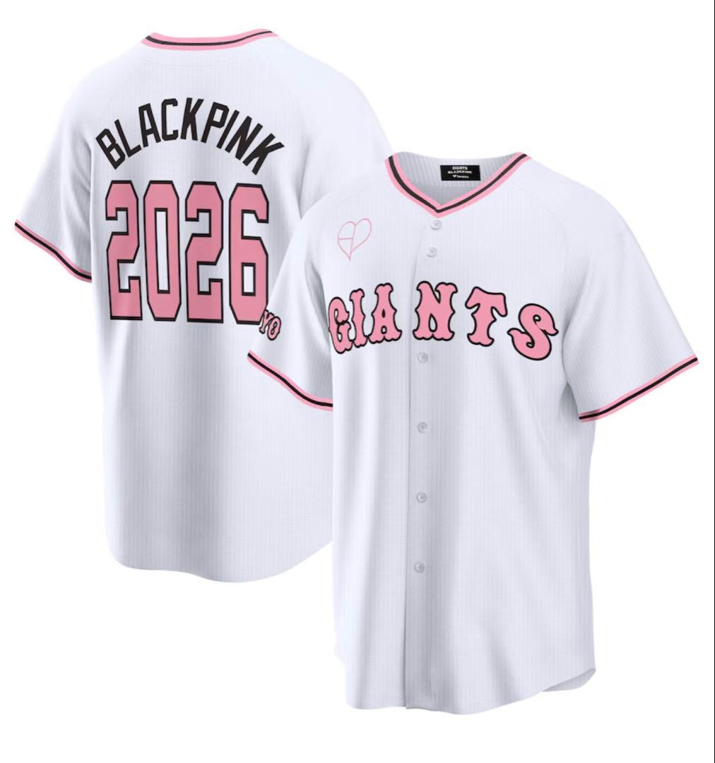読売ジャイアンツ×BLACKPINK ホワイト ユニホーム M
