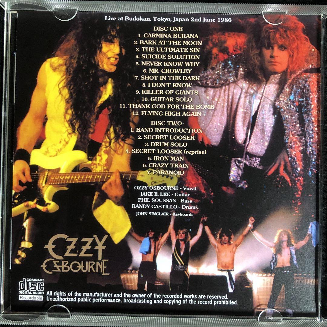 CD＋CDR＋2CDR！OZZY OSBOURNE/ Chicago 1986