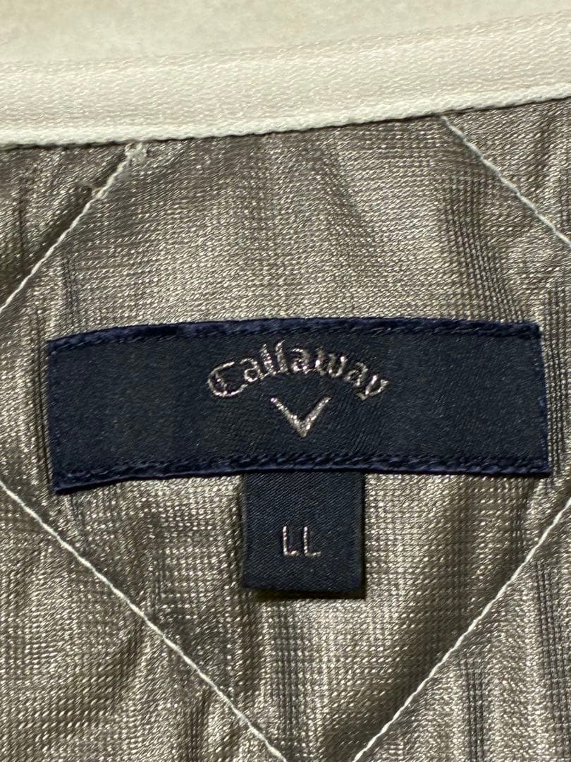 ✨Callaway✨キルティングベスト✨ホワイト✨LL✨