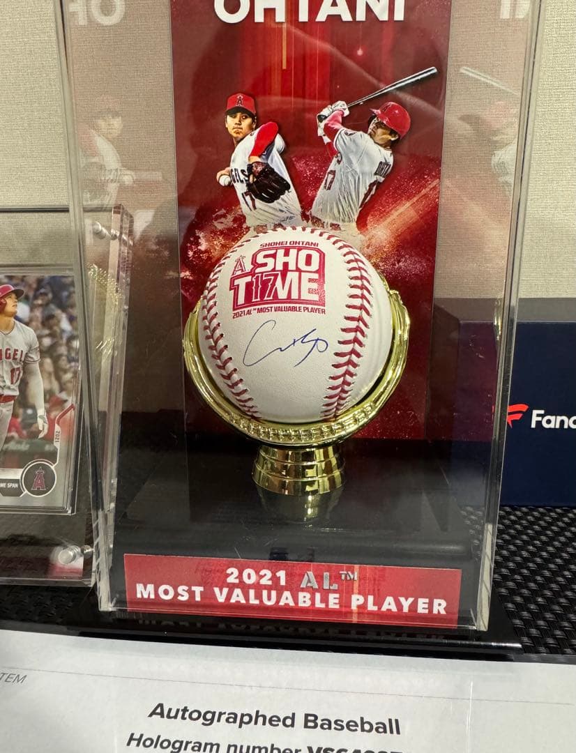 【希少】大谷翔平 直筆サインボール MLB公式 & Fanaticsホログラム