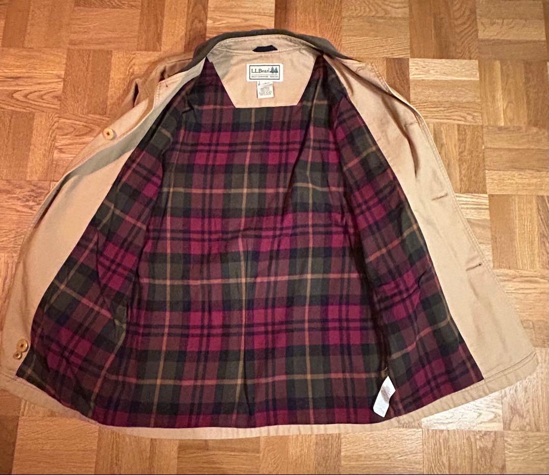 エルエルビーンメンズフィールドコートライニング付USA サイズS レギュラー