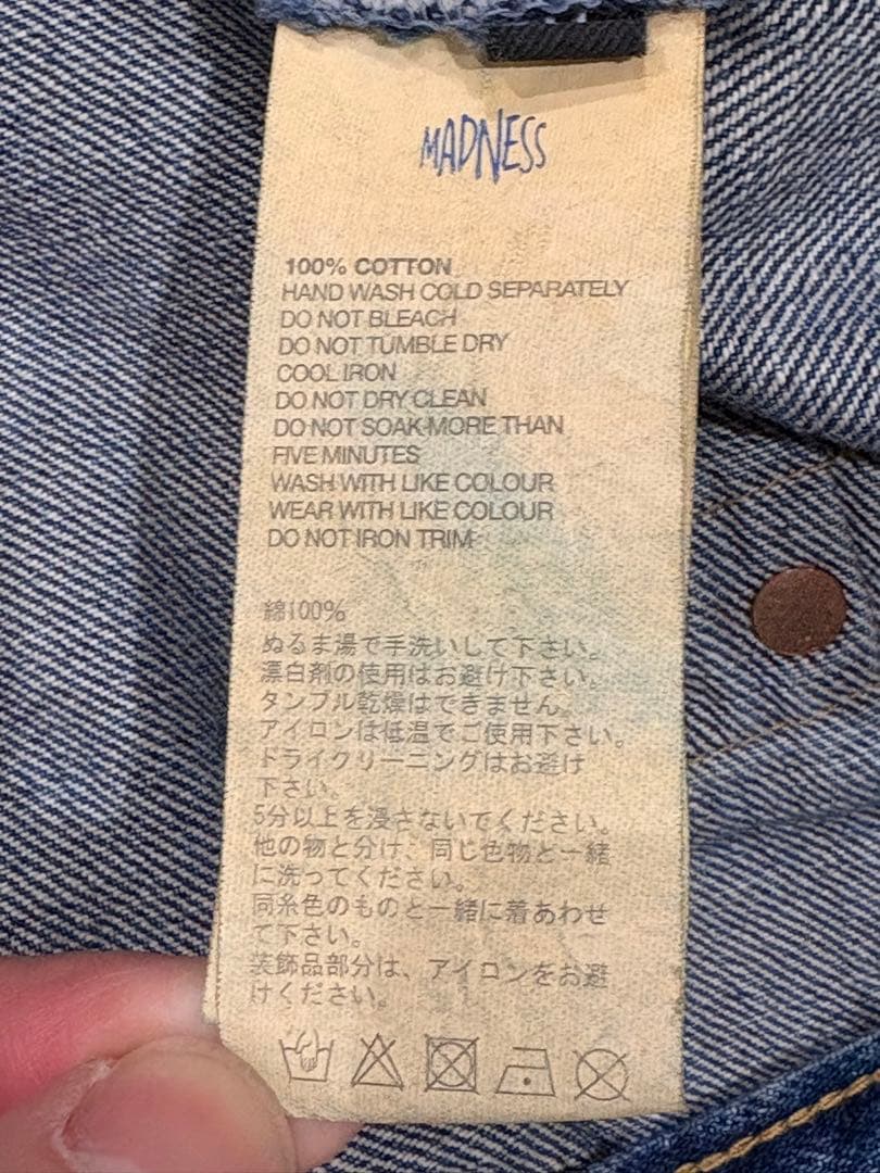 ジャケット・アウター 24AW MADNESS AGING TYPE-I DENIM TRACKER