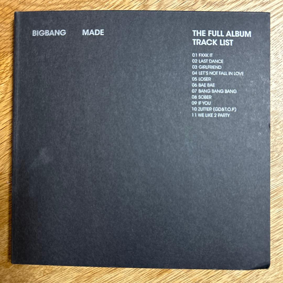 【希少完品】BIGBANG MADE 初回限定盤 G-DRAGON ジヨン