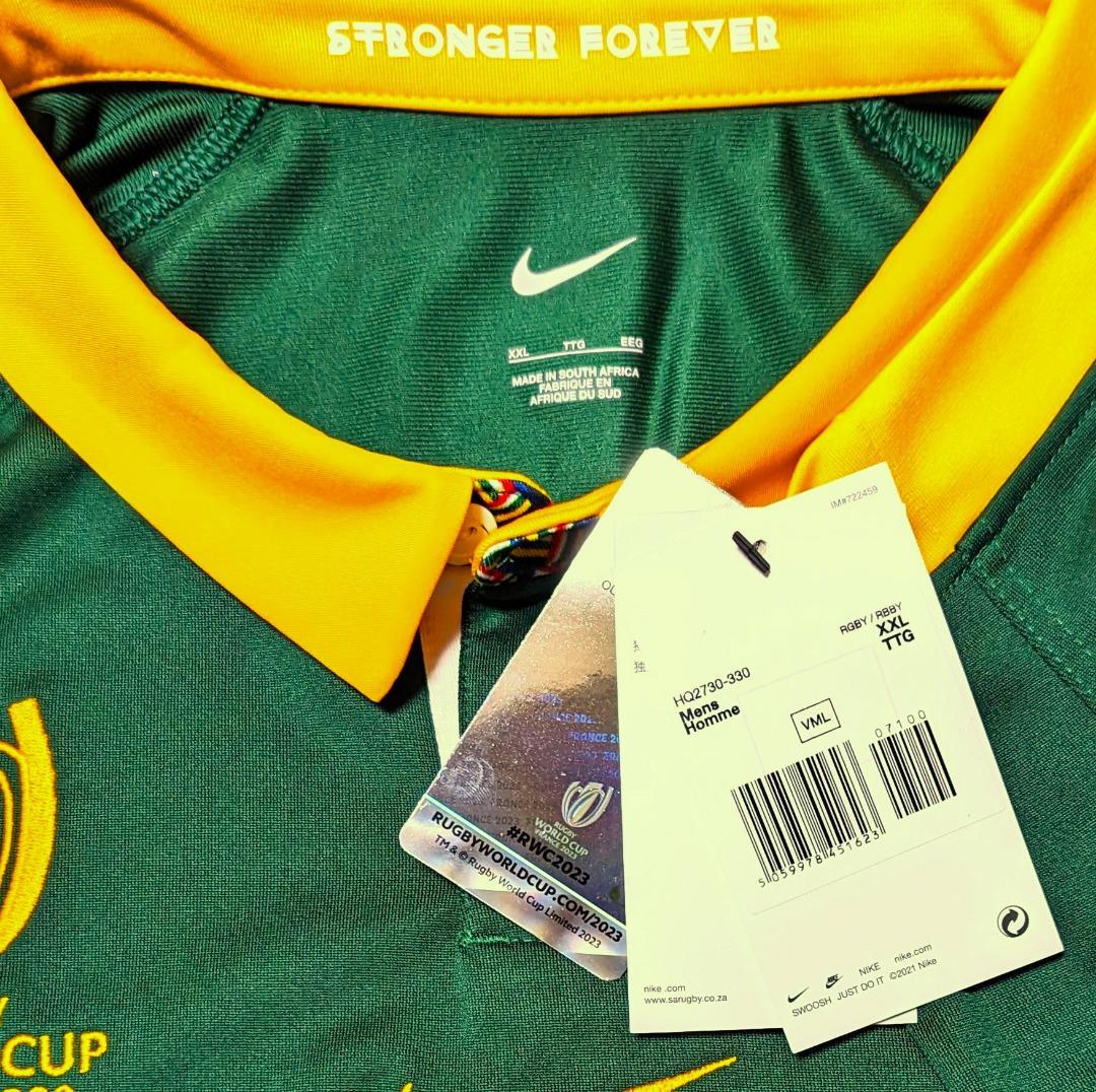 限定版★新品★南アフリカ スプリングボクス ラグビーワールドカップ V4ジャージ