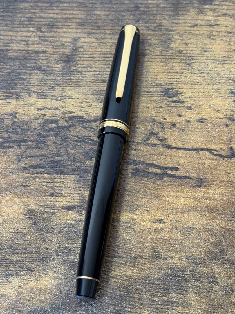 新品未使用　2012年製　ナミキ　SB 太軟字　パイロット　万年筆　14金