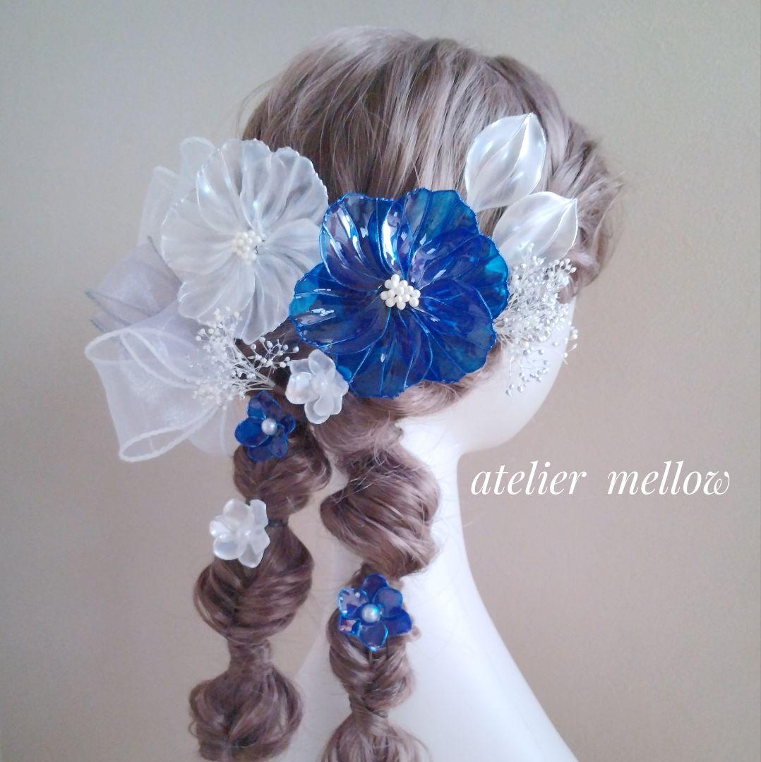 成人式 髪飾り 卒業式 七五三 袴 ウェディング アメリカンフラワーC494