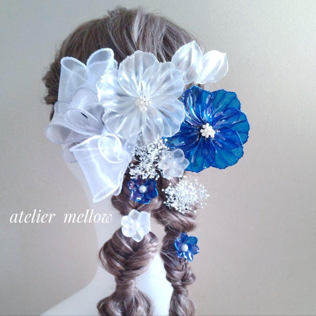 成人式 髪飾り 卒業式 七五三 袴 ウェディング アメリカンフラワーC494