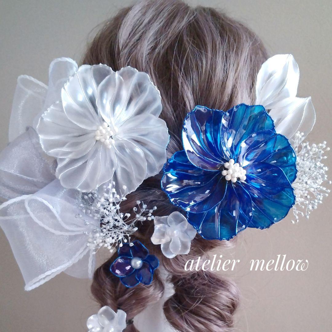 成人式 髪飾り 卒業式 七五三 袴 ウェディング アメリカンフラワーC494