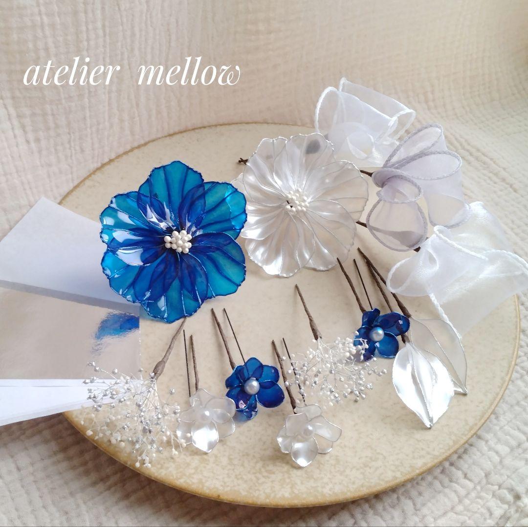 成人式 髪飾り 卒業式 七五三 袴 ウェディング アメリカンフラワーC494