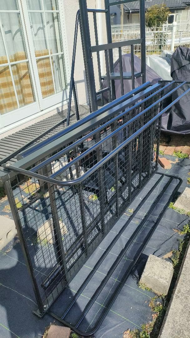 ロフトベッド ブラック シングル コンセント付