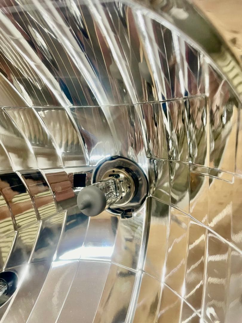 良好 200系 ハイエース バン 純正 ヘッドライト 1型 2型 右 左