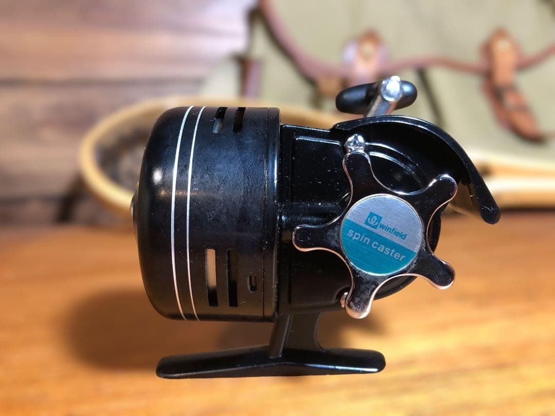 レア　70年代　スピンキャストリール　Winfield spin coaster