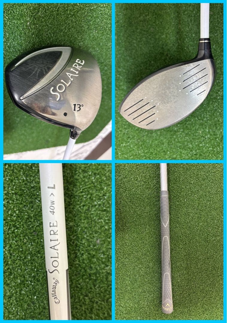 【人気モデル】キャロウェイ ソレイル レディース ゴルフ 8本セット（L）