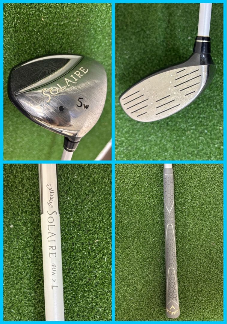 【人気モデル】キャロウェイ ソレイル レディース ゴルフ 8本セット（L）