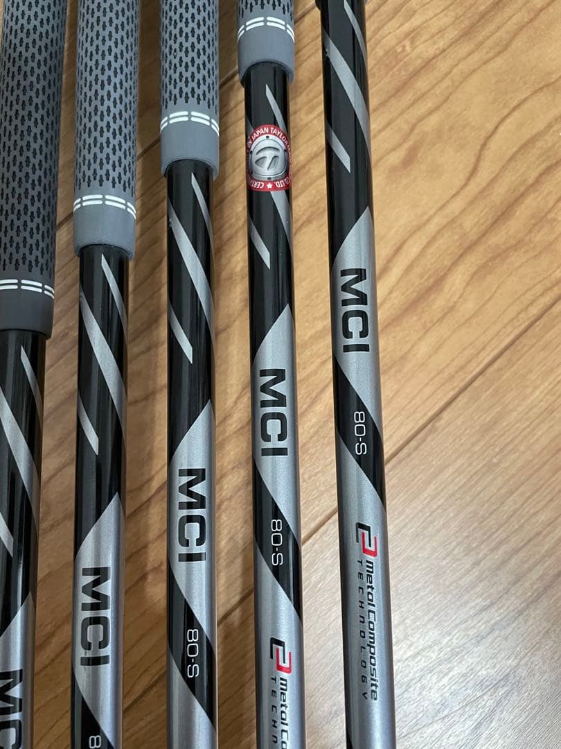 美品テーラーメイド★P790_2023アイアン5本セット★純正MCI80S