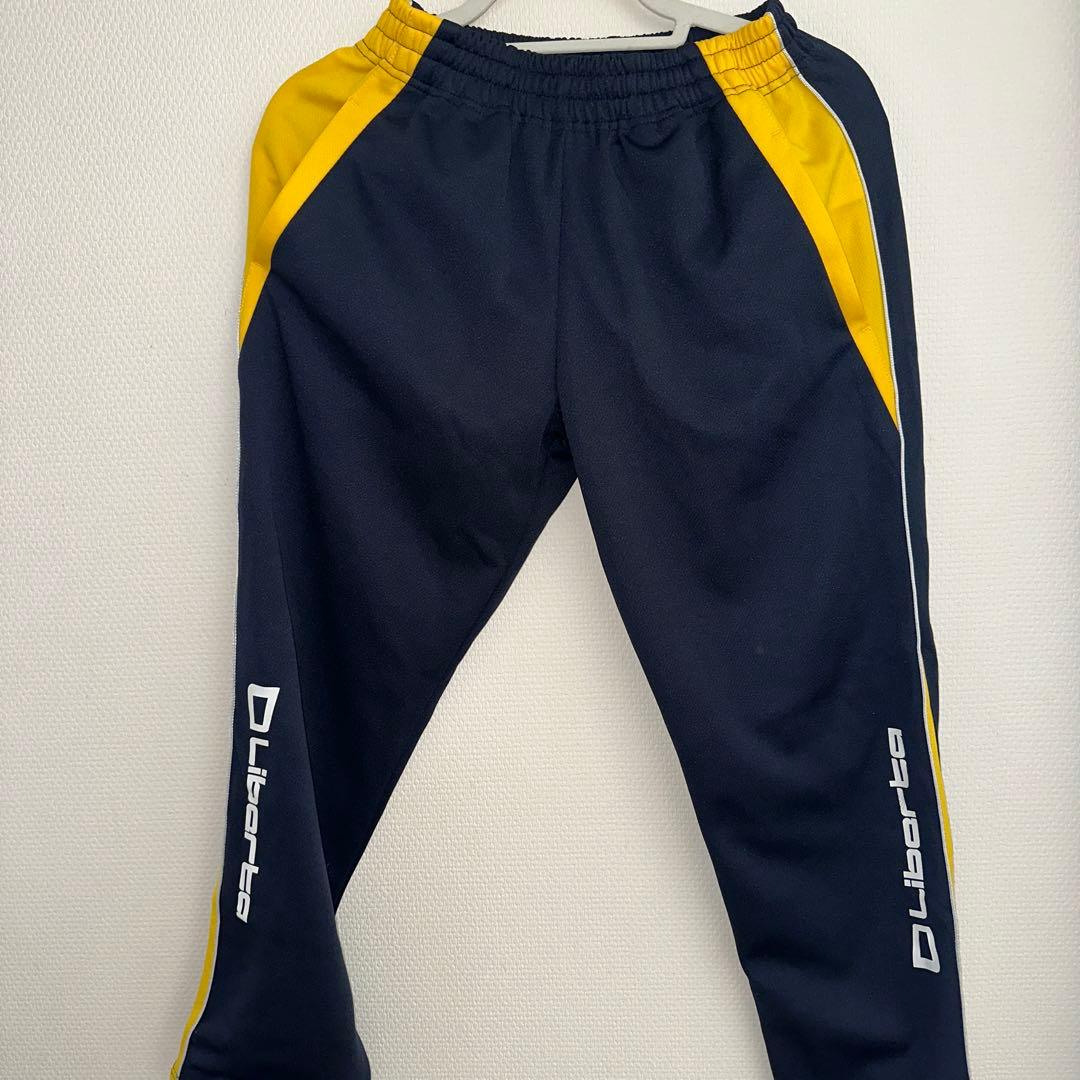 Liberta ジャージ上下セット イエロー/ネイビー　160