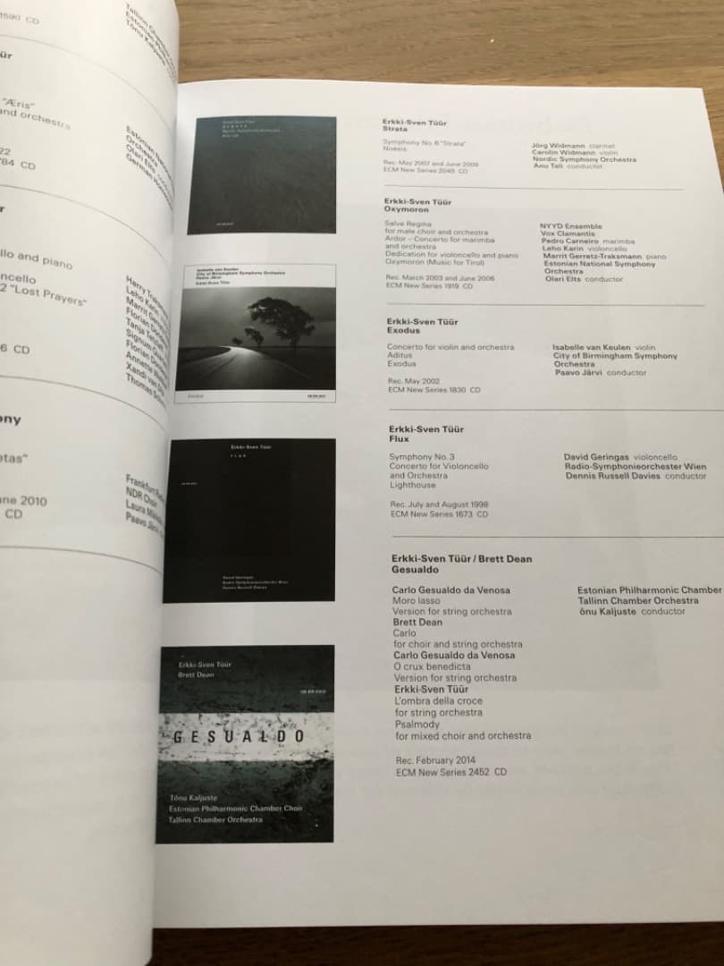 アート・デザイン・音楽 ECM New Series A Compendium