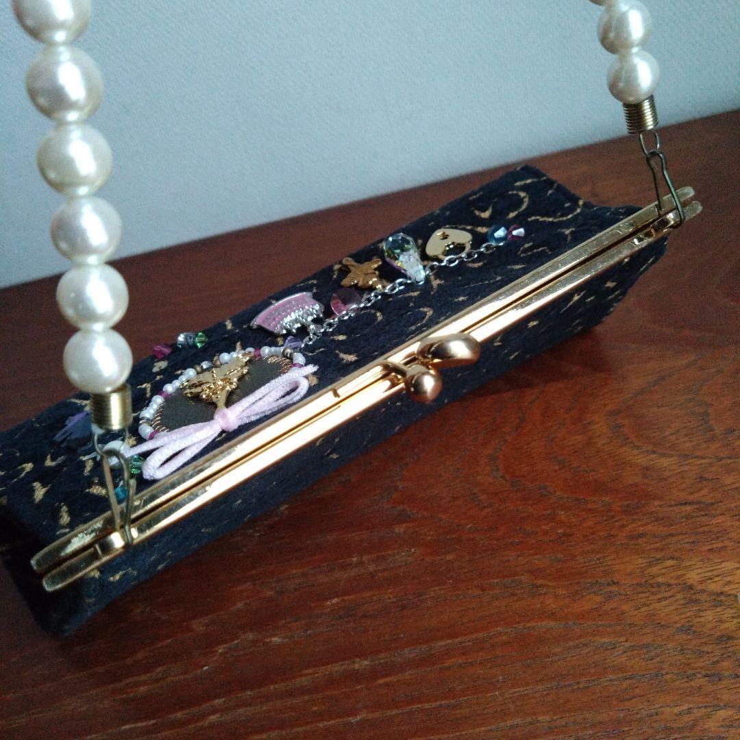 Think Bee!　シンクビー　パールハンドル　ミニ　パーティー　ハンドバッグ