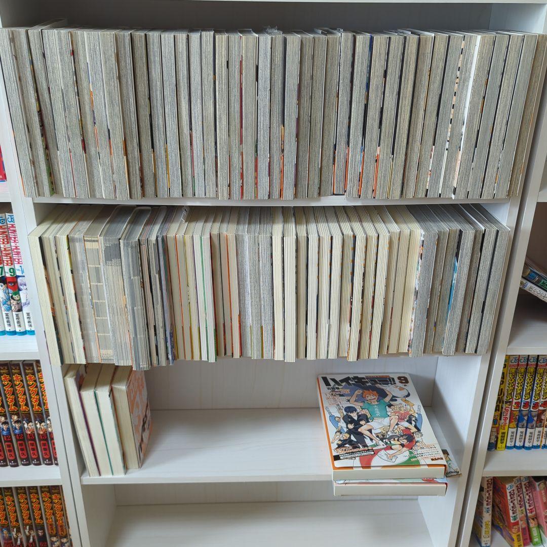 ハイキュー!! 1〜45巻全巻初版＋関連本43冊＋DVD