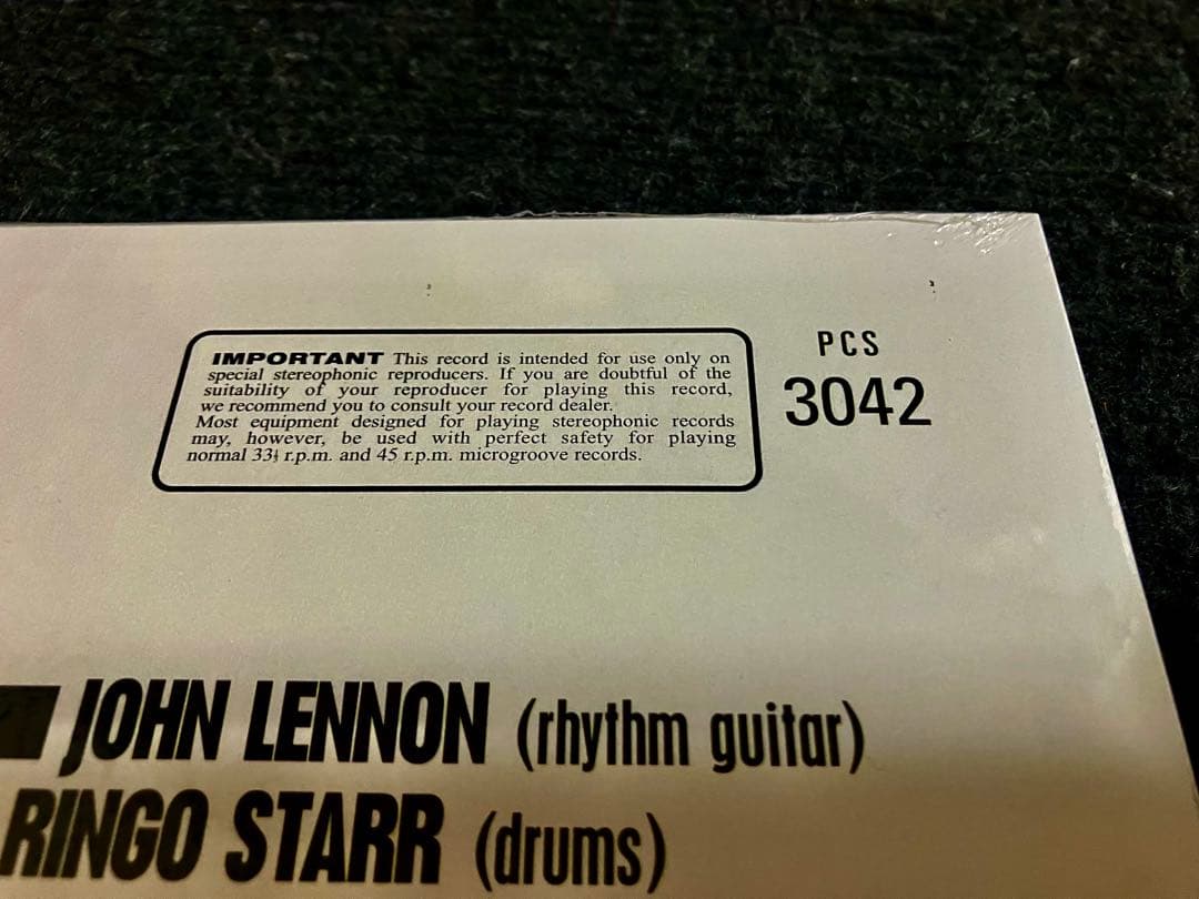 洋楽 GOLD PARLOPHONE BEATLES PLEASE PLEASE ME