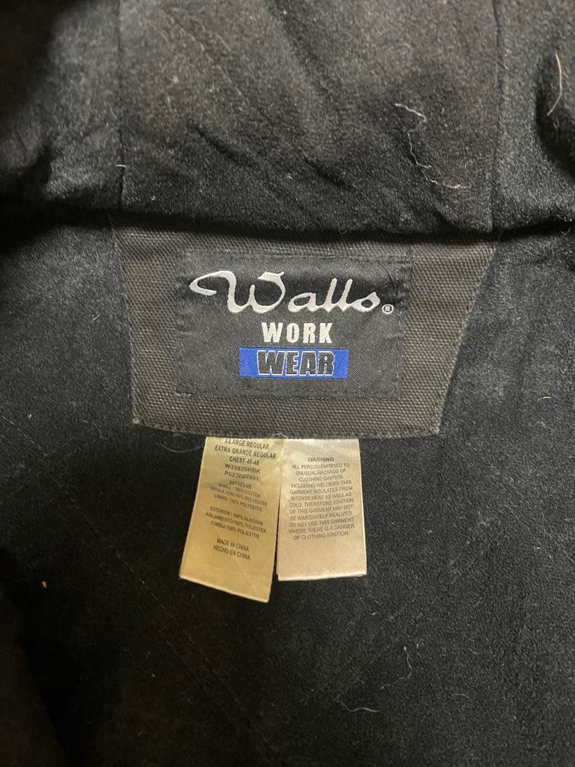 WallsのブラックダックアクティブワークジャケットLサイズ