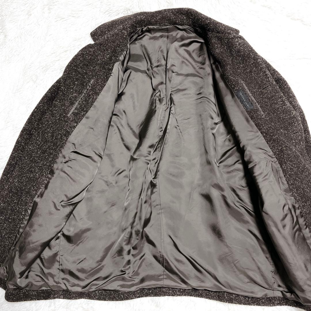 美品 ヨーガンレール ウール コート ジャケット シングル ボタン 黒 大きい