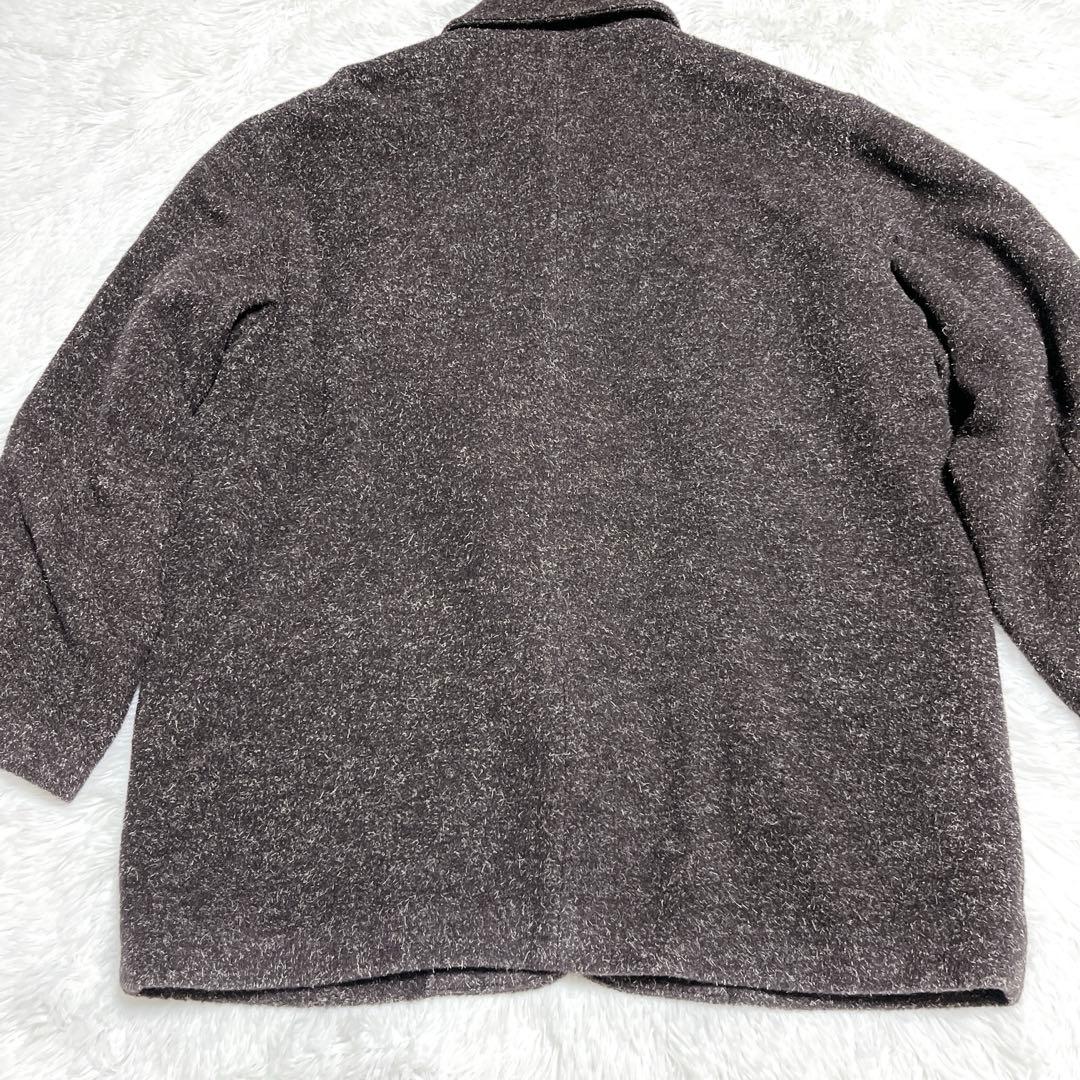 美品 ヨーガンレール ウール コート ジャケット シングル ボタン 黒 大きい