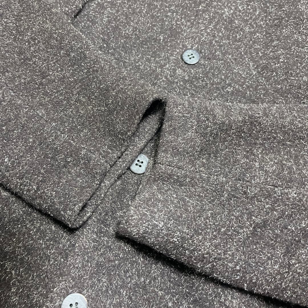 美品 ヨーガンレール ウール コート ジャケット シングル ボタン 黒 大きい