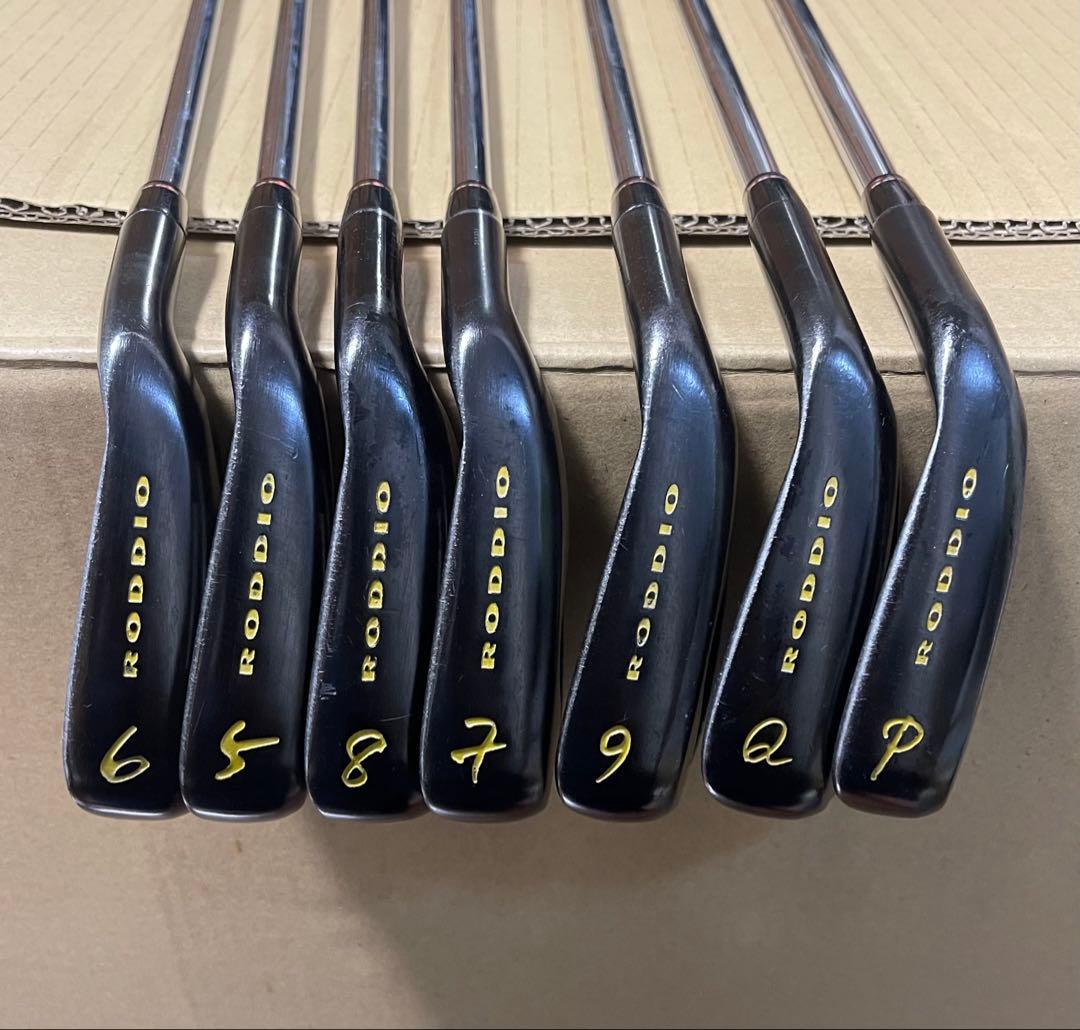 ロッディオ キャビティ フォージド ブラックアイアン7本セット　カバー付き