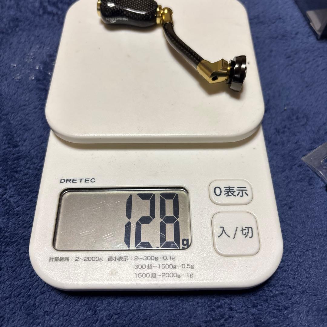 ダイワSLPワークス　カーボンライトハンドル45mm &HEIGHTENノブ