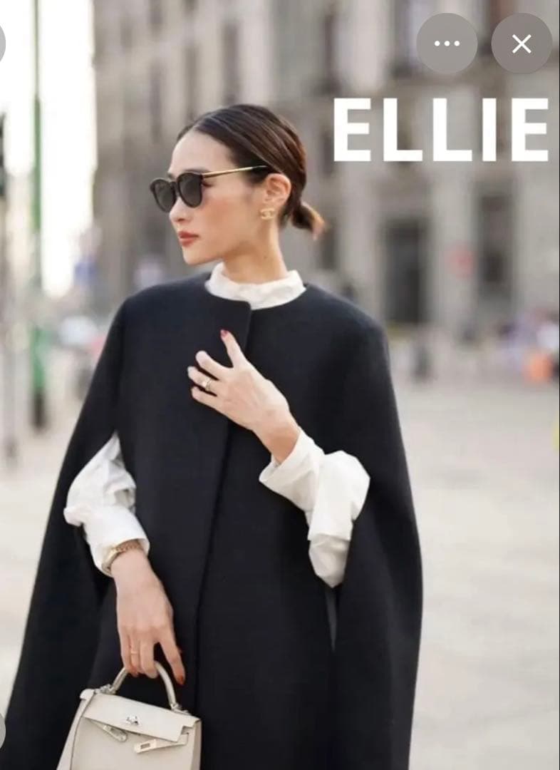 ELLIEのポンチョコート⭐︎ブラック