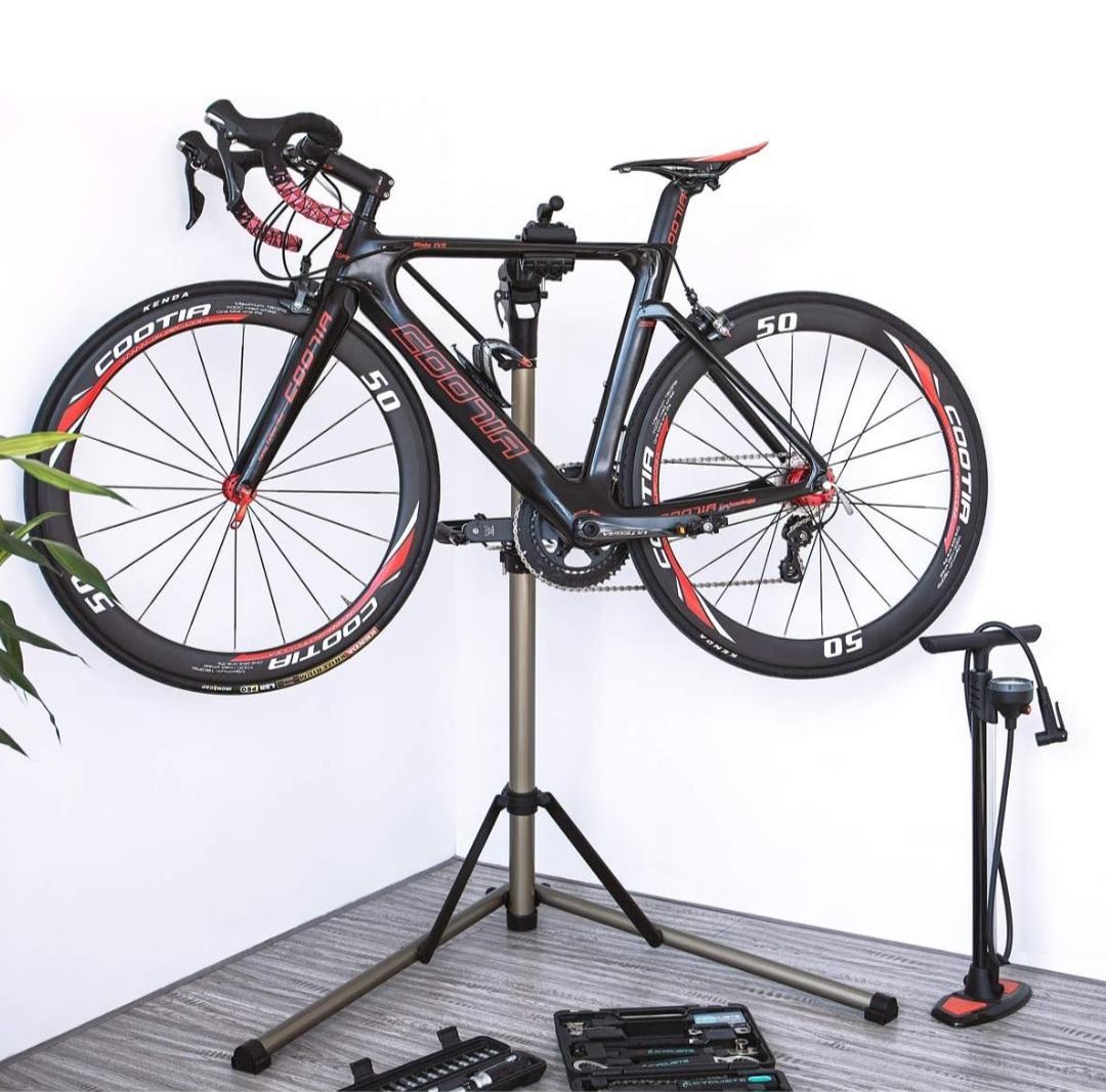 【新品未使用】 自転車 メンテナンススタンド　ワークスタンド 軽量 折り畳み