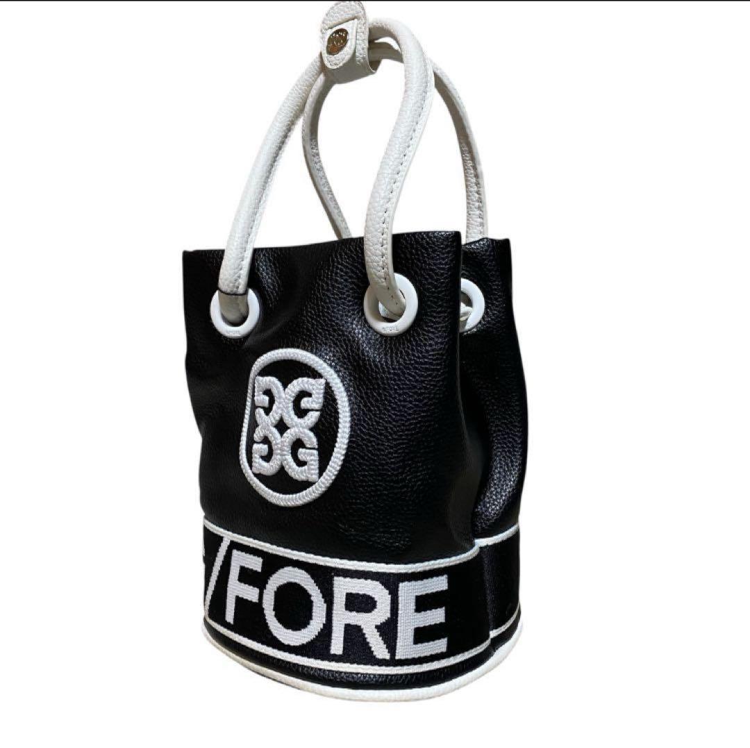 こ*こ様 ラスト1点G/FORE ジーフォア ゴルフ ハンドバッグ ショルダー黒