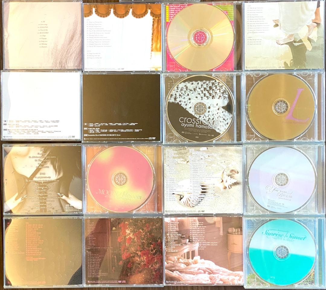 16枚大量セット！浜崎あゆみ【CD+DVD】等、アルバム、シングル、BEST