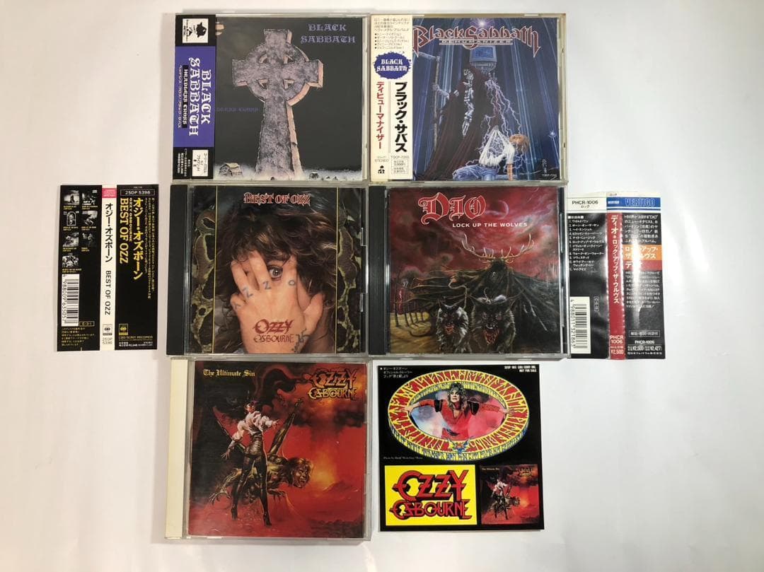 CD　ブラックサバス　5タイトル　見本盤含む