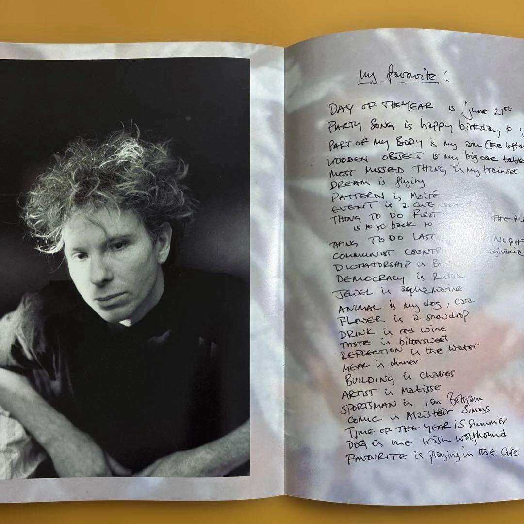 THE CURE : THE PRAYER TOUR （1989）パンフレット