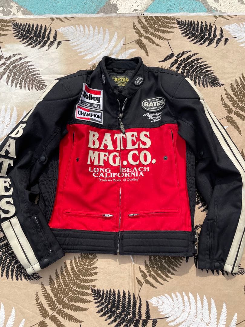 【希少】CUSTOM BATES ライダースジャケット Ｌサイズ
