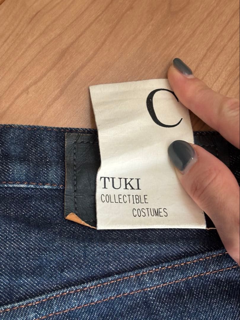 名作　TUKI ツキ TYPE1 デニムパンツ インディゴ サイズ2