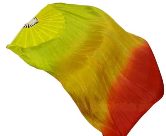 新品★ビッグファンベール★右手のみ★炎の赤橙黄