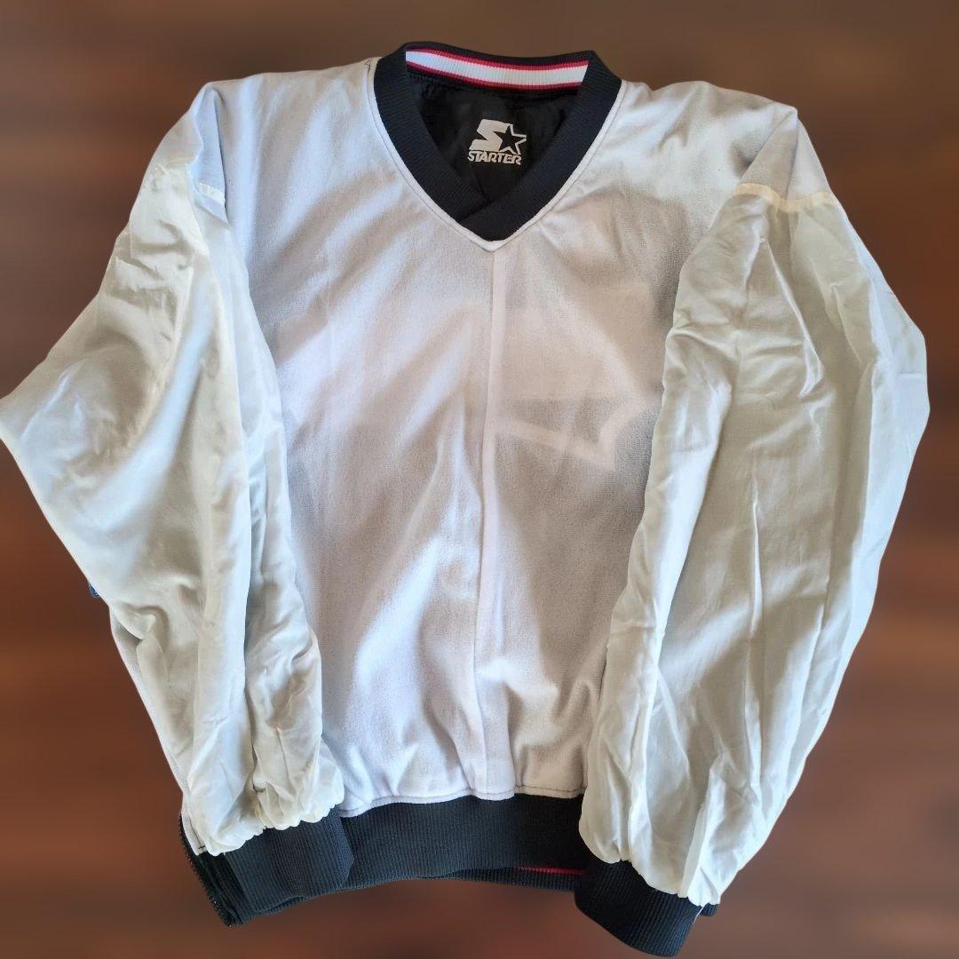 STARTER シカゴ・ブルズ ウォームアップウェア 黒/XL