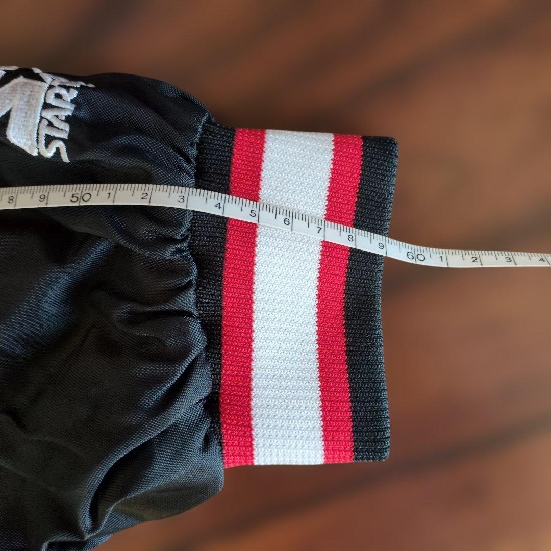 STARTER シカゴ・ブルズ ウォームアップウェア 黒/XL