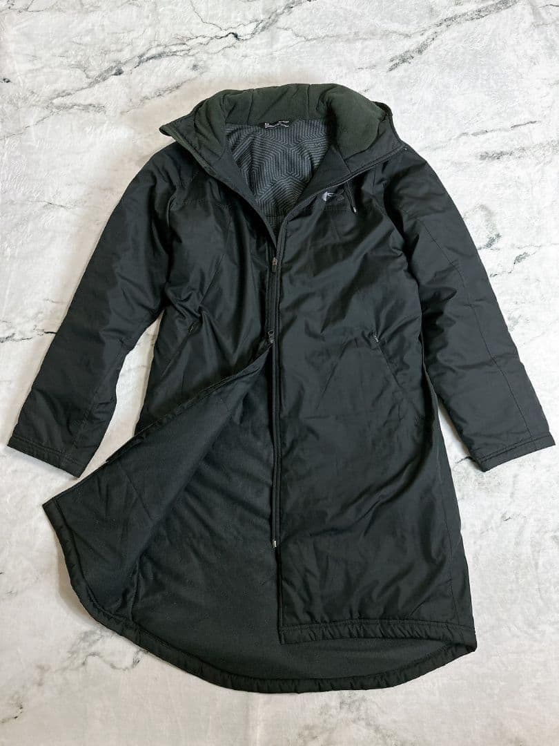 【希少サイズ】UNDER ARMOUR XL ブラック ベンチコート 中綿コート