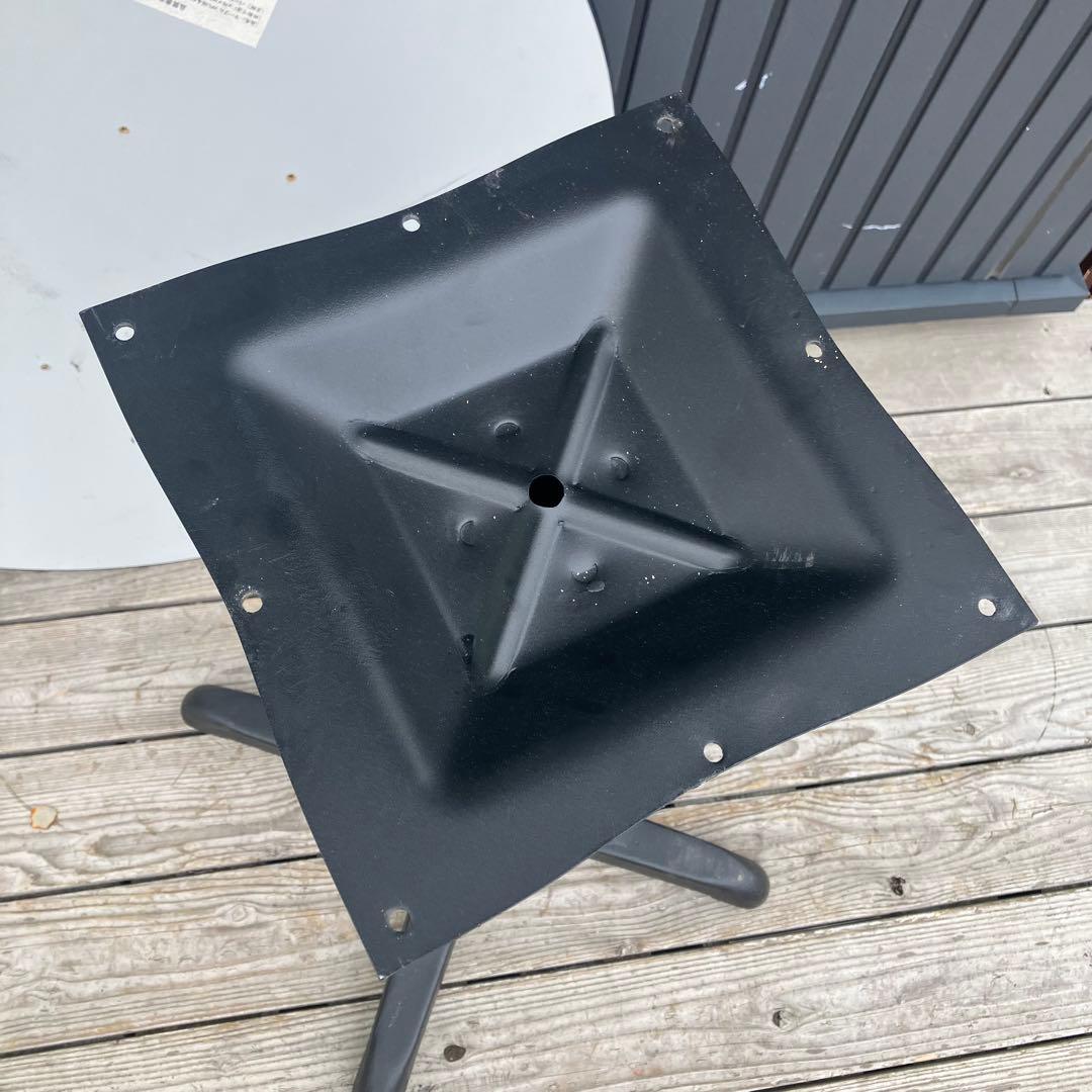 北欧レトロ アイアンフレーム ラウンドテーブル ダイニングテーブル 円卓 円形