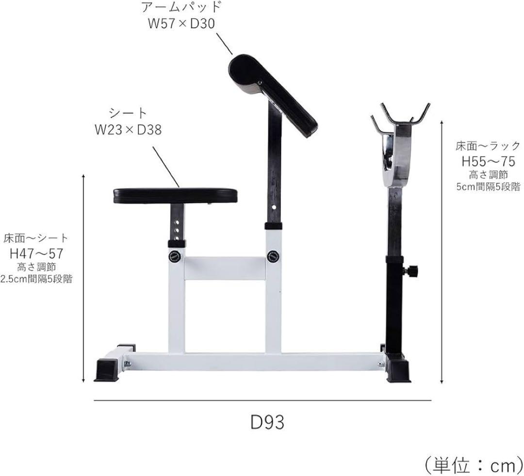 【引き取り限定】BODYDESIGN プリーチャーカールベンチ！