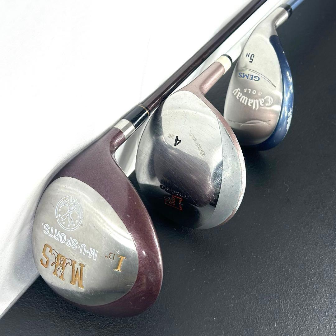 おすすめ レディースゴルフクラブ 9本 ハーフセット　ミエコウエサコ　ボール付き